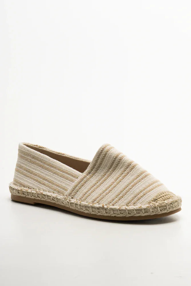 Espadrille Flat Shoe Natural