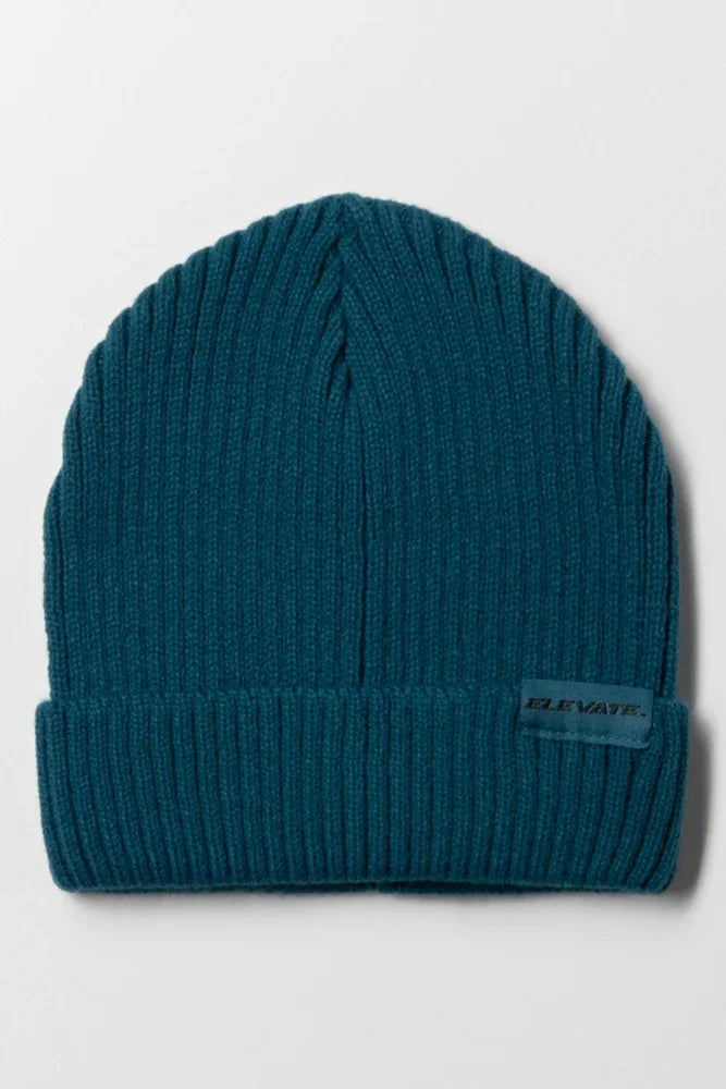 Rib Beanie Blue