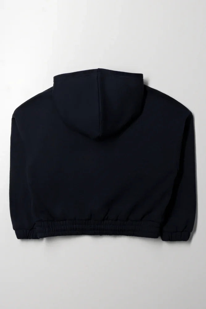 San Francisco Embroidered Hoodie Navy (2)