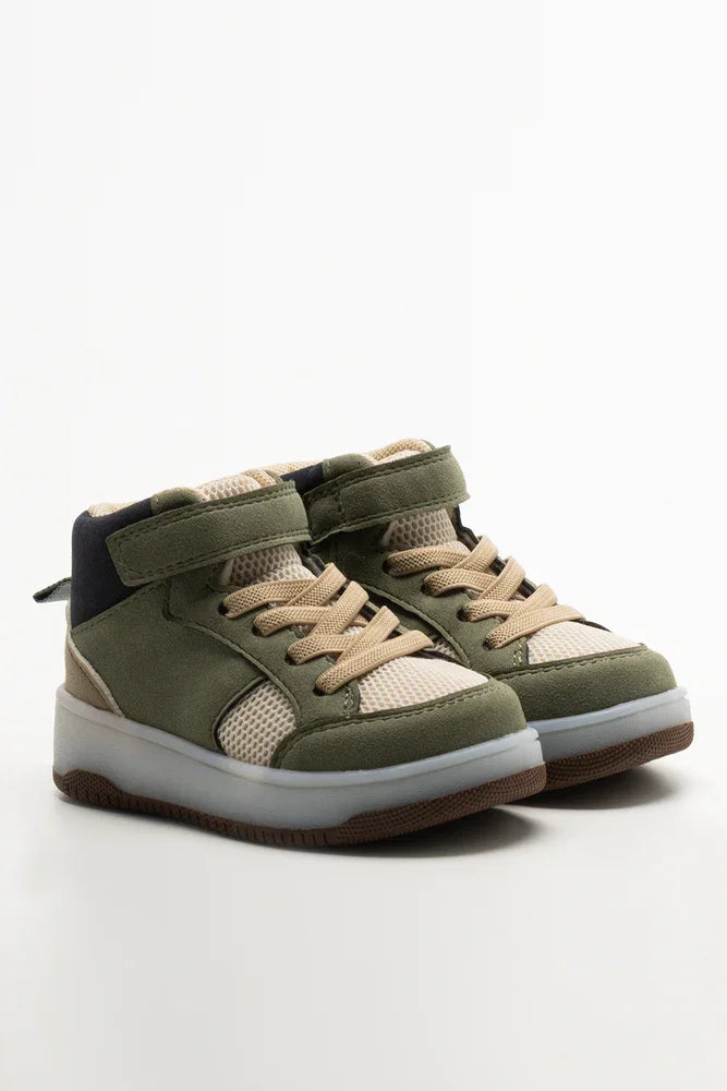 High Top Sneakers Green