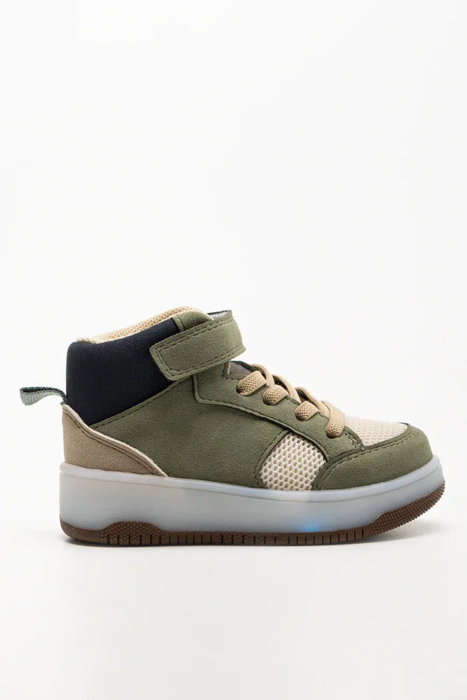High Top Sneakers Green
