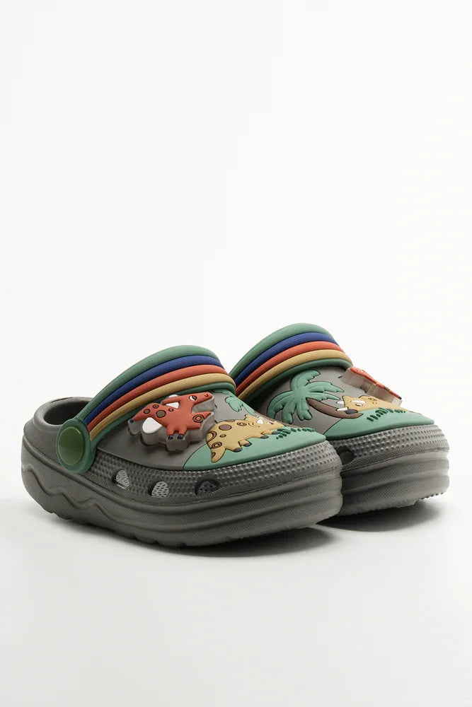 Dino Light Up Clogs Grey Shoes Ackermans – Shoes Ackermans