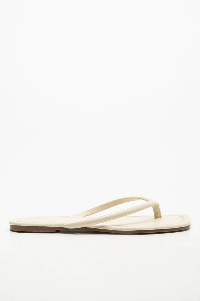 Thong Mule Sandal Natural
