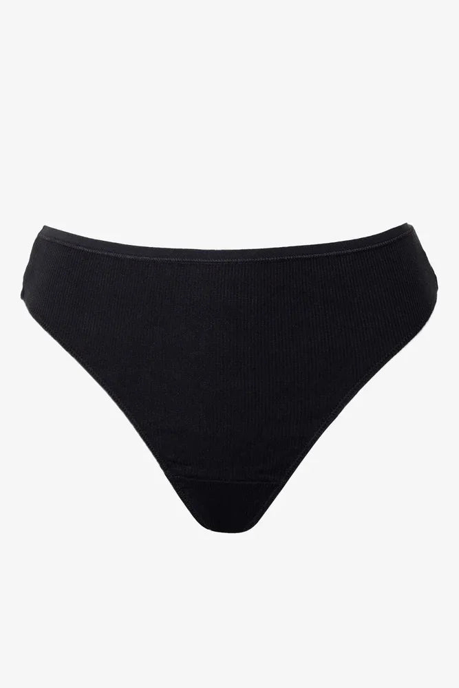 3 Pack Cotton Thongs Black And White (2)