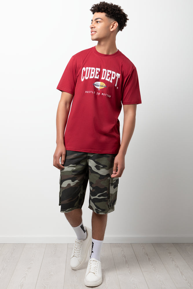 Camo Cargo Shorts Green