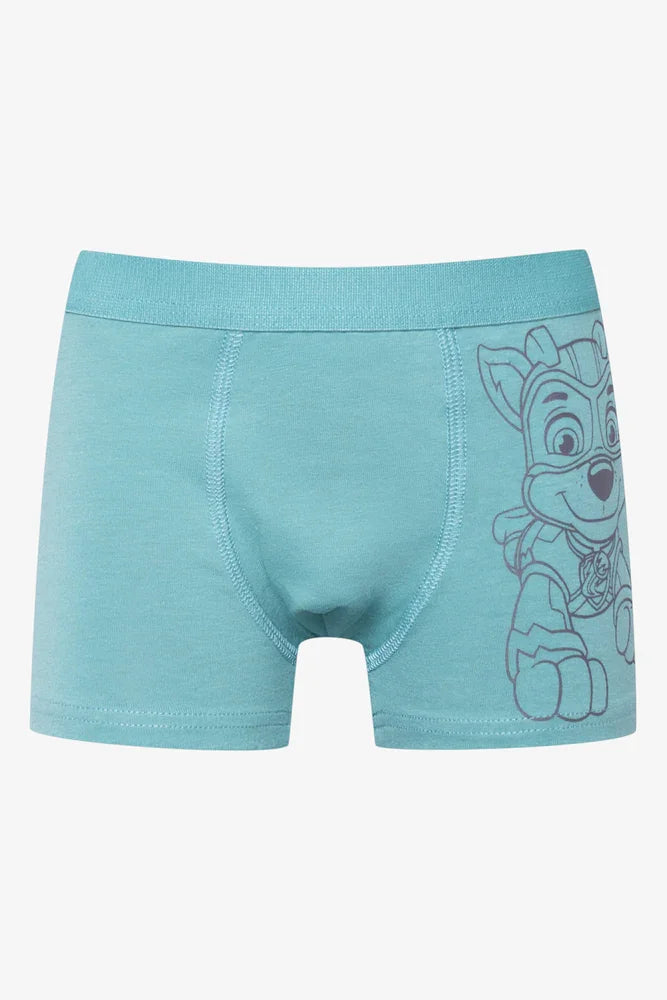 Paw Patrol 2 Pack Knit Boxers Grey And Blue