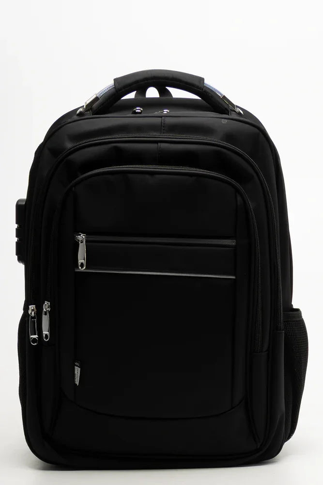 Laptop Bag With Lock Black