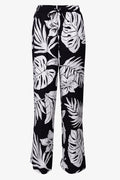 Tropical Relaxed Pants Black
