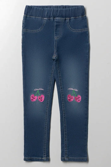 Cherry Jeggings Blue