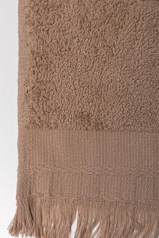 Fringed Guest Towel Natural