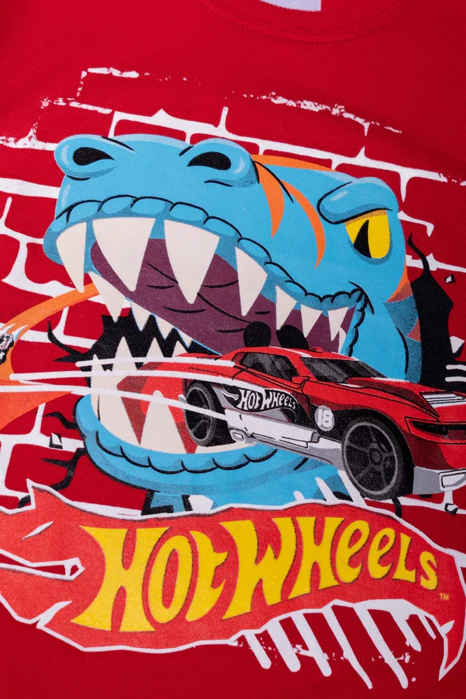Hot Wheels Short Sleeve T-Shirt Red