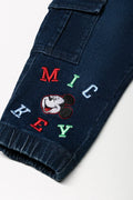 Mickey Mouse Denim Cargo Blue (2)