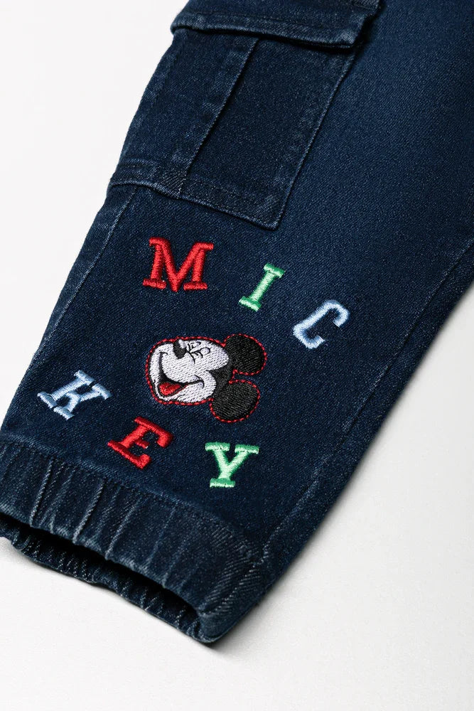 Mickey Mouse Denim Cargo Blue (2)