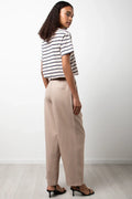 Wide Leg Tailored Pants Natural (3)
