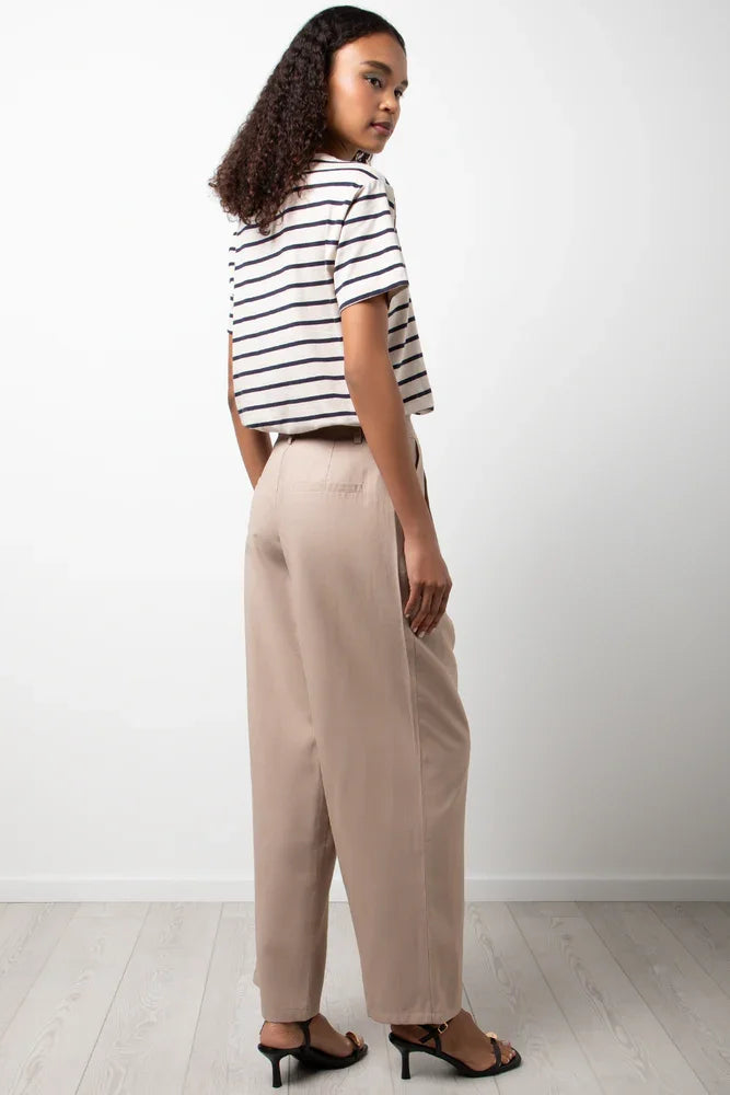 Wide Leg Tailored Pants Natural (3)