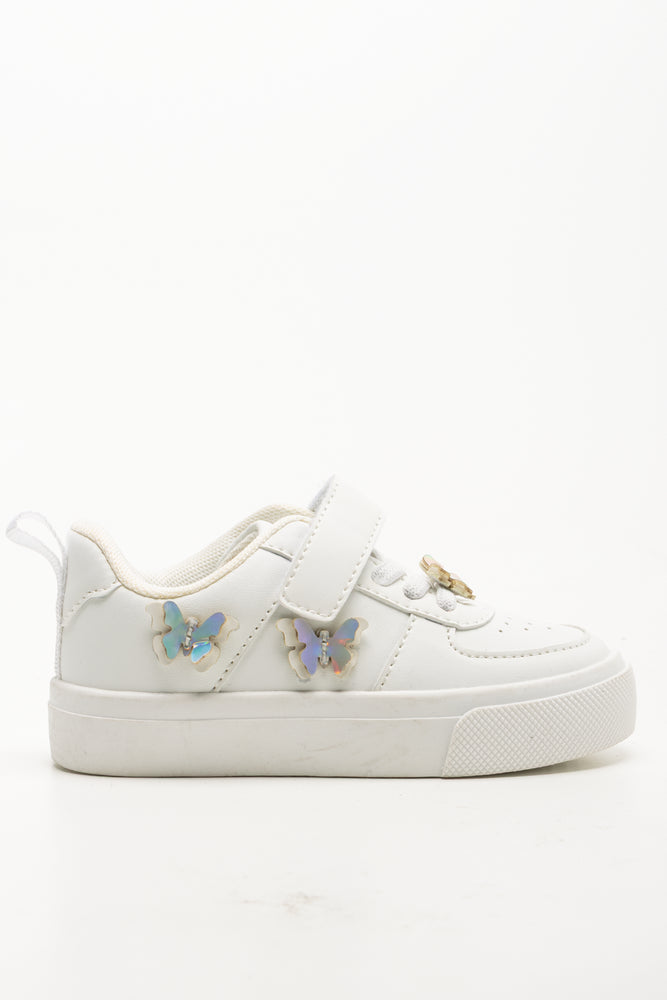 Butterfly Charms Sneakers White