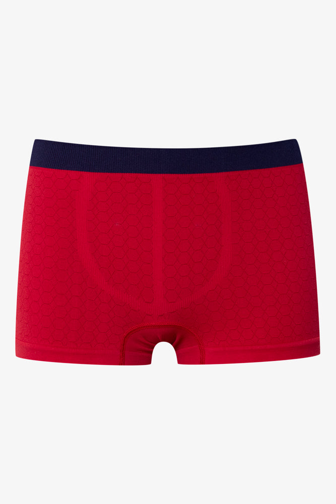 Seamless Boxers Navy, Red And Grey