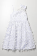 Butterfly Mesh Dress White