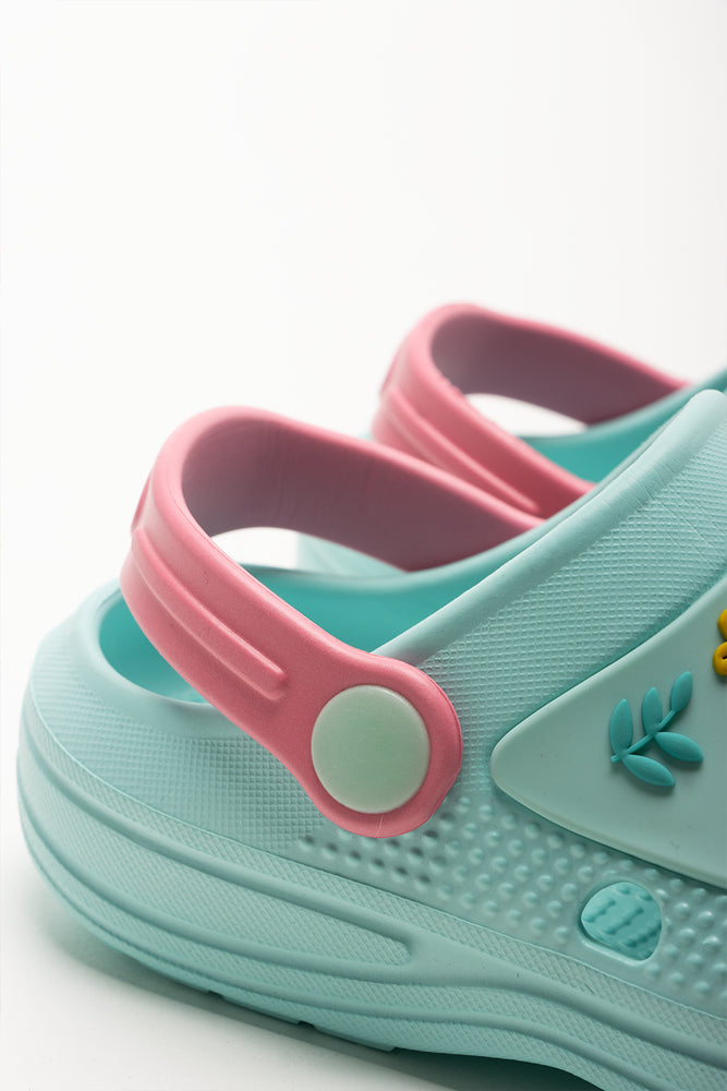 Flower Garden Clogs Aqua (3)