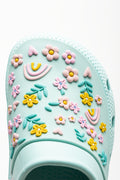 Flower Garden Clogs Aqua (4)