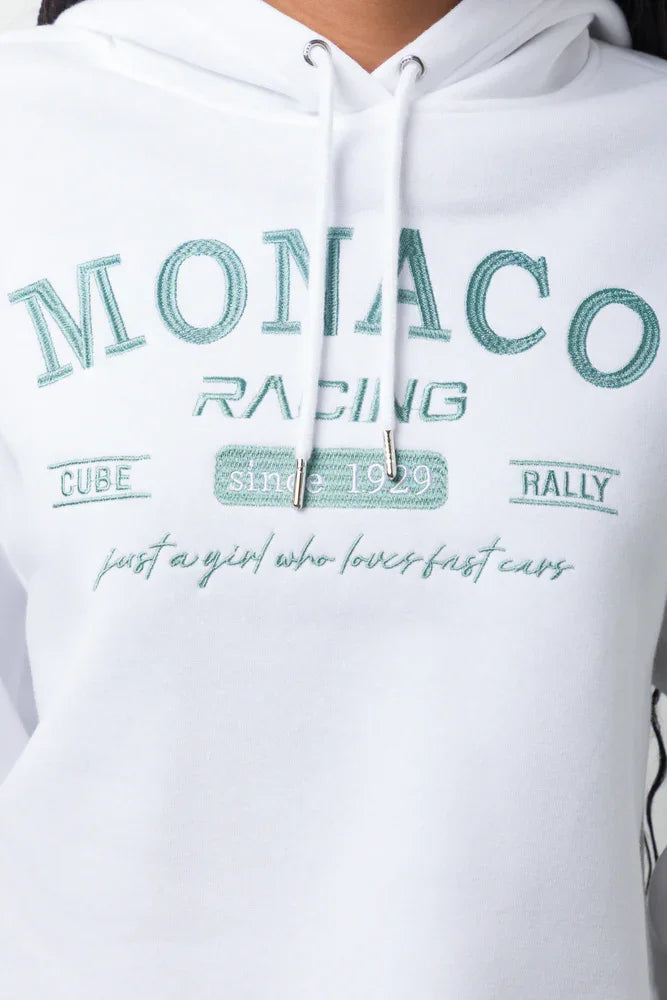 Crop Hoodie White (3)