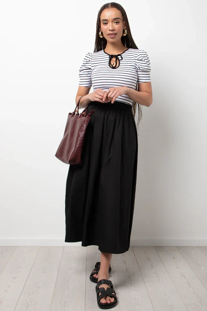 A-Line Poplin Skirt