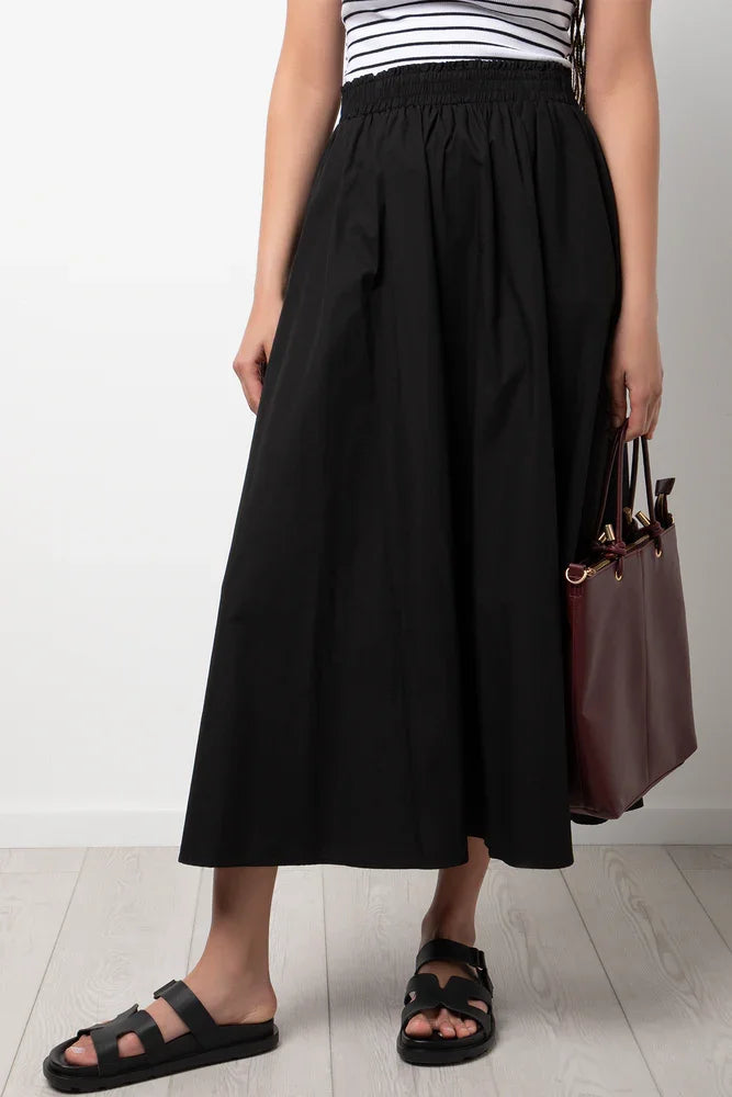 A-Line Poplin Skirt