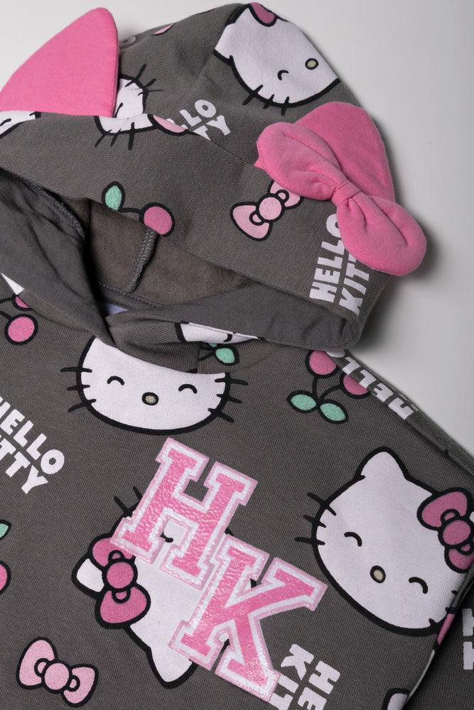 Hello Kitty Hoodie Charcoal