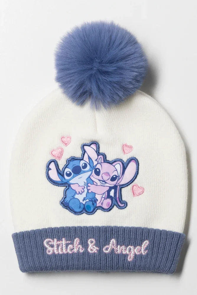 Lilo And Stitch Beanie White