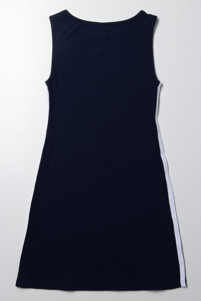 Skater Dress Navy (2)