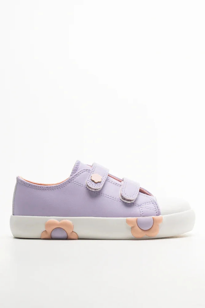 Flower Sneakers Purple