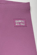 Rib Leggings Purple (1)