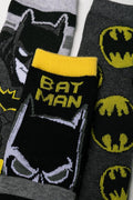 Batman 3 Pack Socks Black (1)