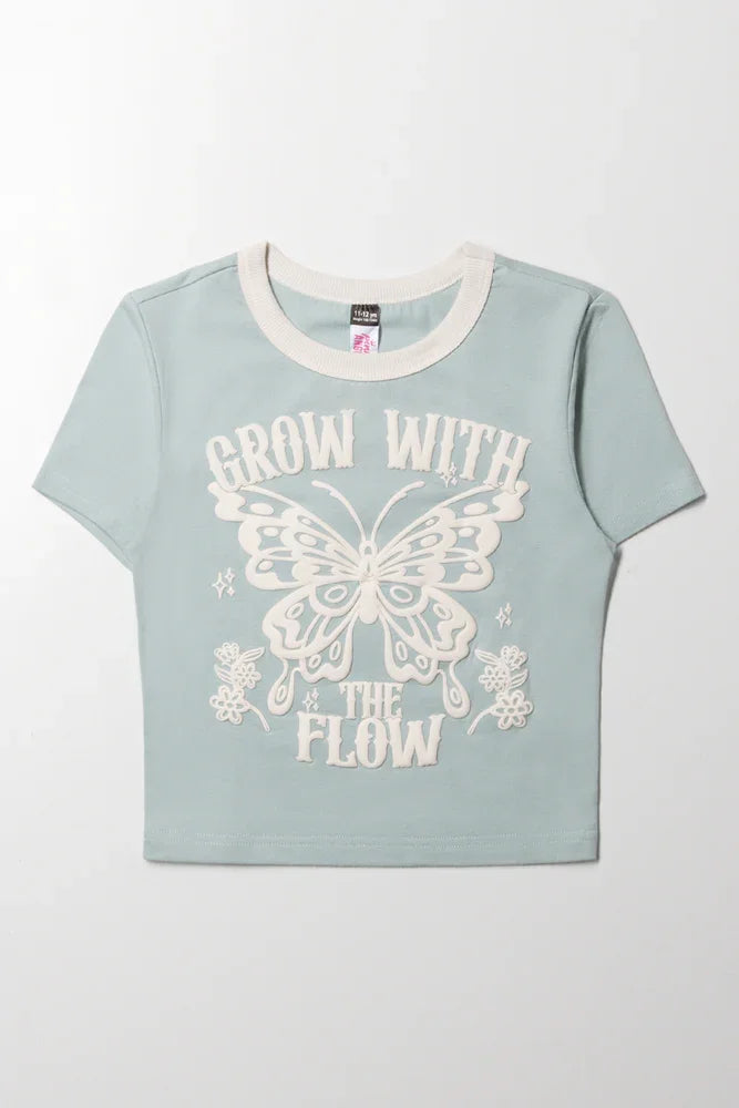 Fitted Baby T-Shirt Green