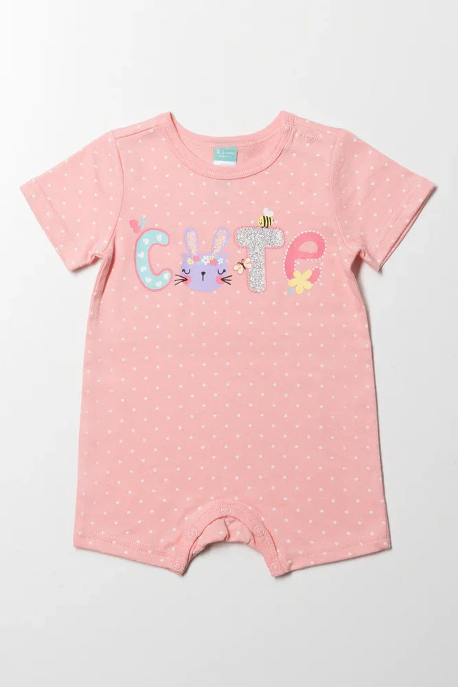 Cute Romper Pink