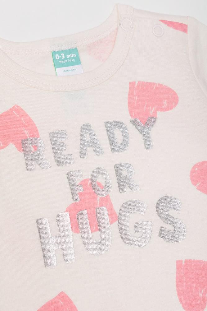 Ready For Hugs Romper Cream