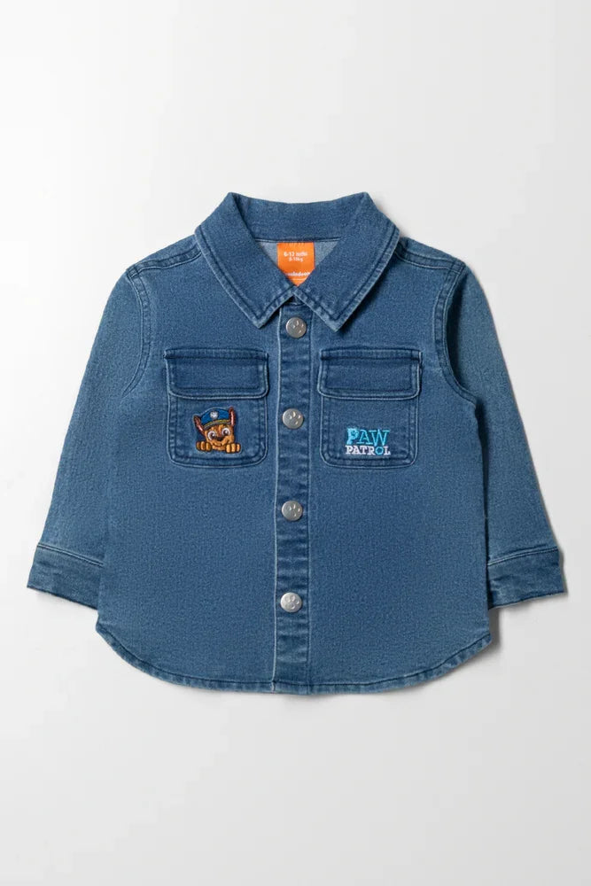 Paw Patrol Denim Shirt Blue