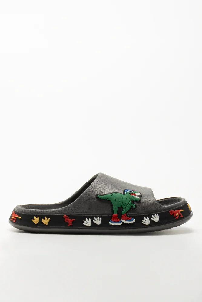 Pop It Slides Dark Grey