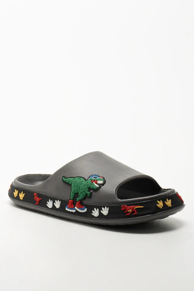 Pop It Slides Dark Grey