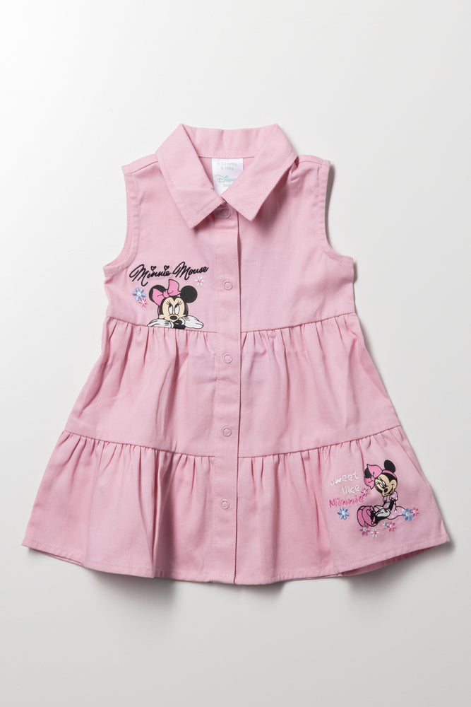 Minnie Mouse Dress Pink Dresses Dungarees Ackermans