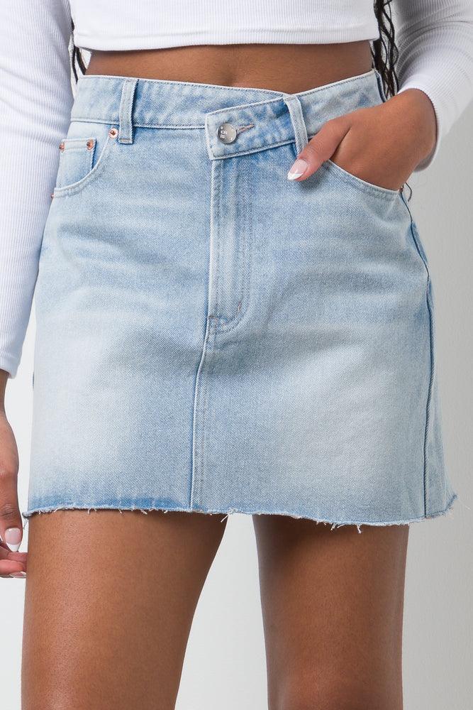 Denim Skirt Blue