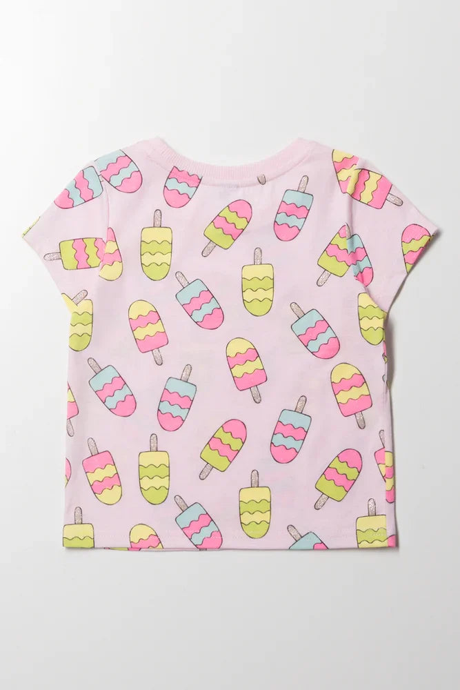 Ice Cream T-Shirt Light Pink (2)