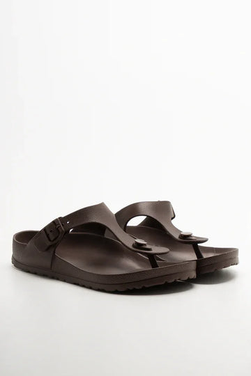 Thong Moulded Sandals Brown
