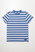 Stripe Short Sleeve T-Shirt Blue