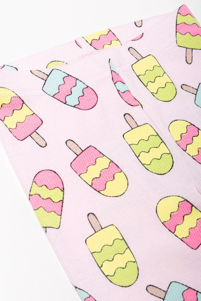 Ice Cream Leggings Light Pink
