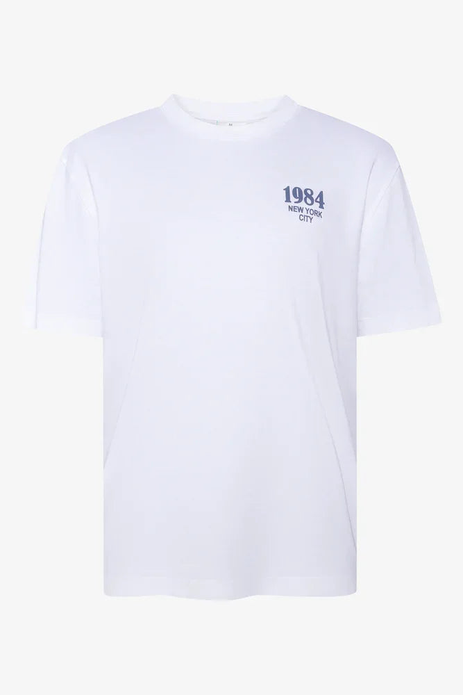 Loose Fit Short Sleeve T-Shirt White