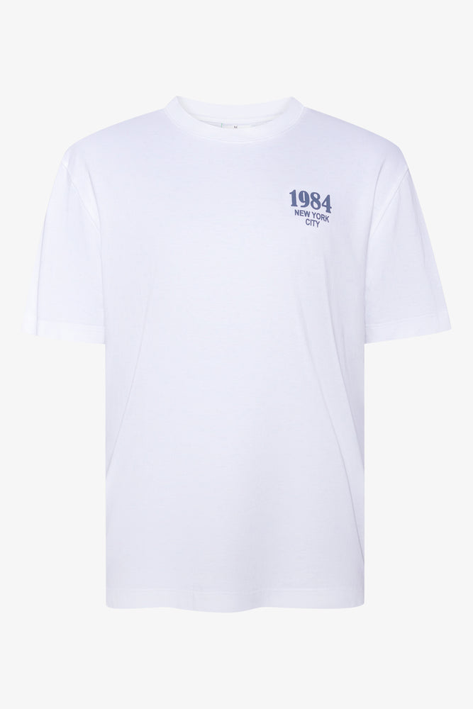 Loose Fit Short Sleeve T-Shirt White