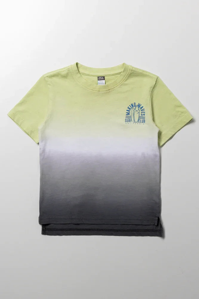 Tie Dye Short Sleeve T-Shirt Green