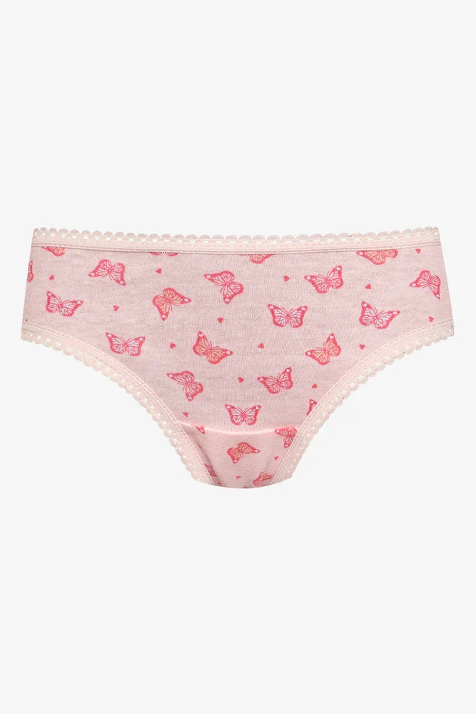 7 Pack Butterfly Bikini Panties Multi