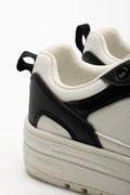 Bow Charm Sneakers Black And White (3)